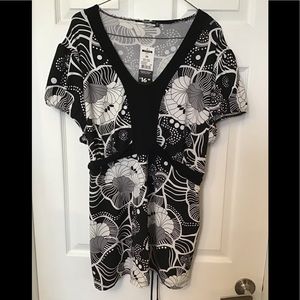 Plus size George short sleeve tunic top NWT 🔥2 for $15🔥